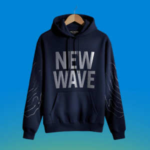 New Wave Navy Hoodie