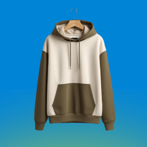 Premium Olive-Cream Hoodie