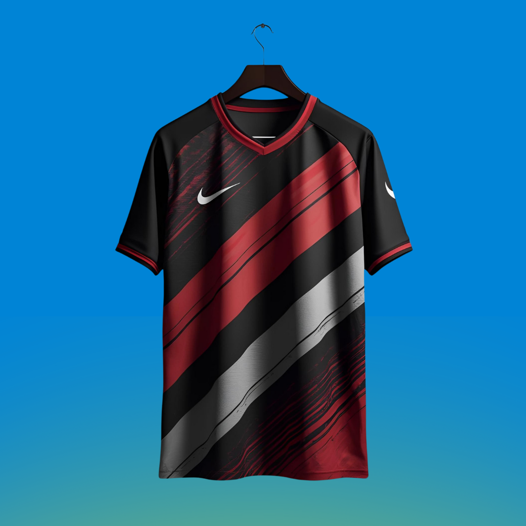 Red Black Jersey